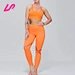 Cover up in style with our gym leggings and bra set with padding. Designed for comfort and support, it's a must-have for any workout wardrobe. Shop now and stay ahead of the trend.